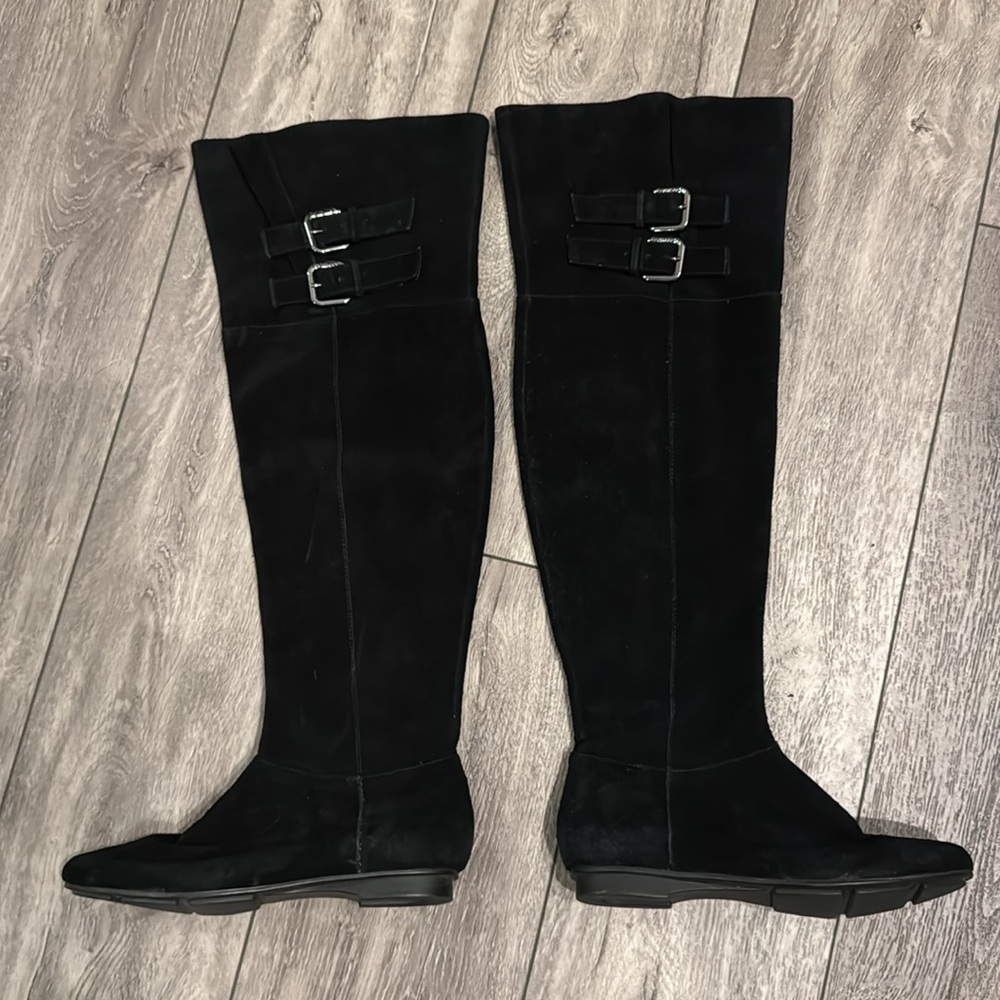 Calvin Klein suede knee boots 6
